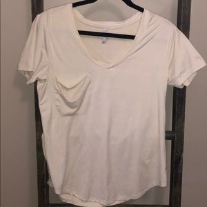 Suede T-shirt